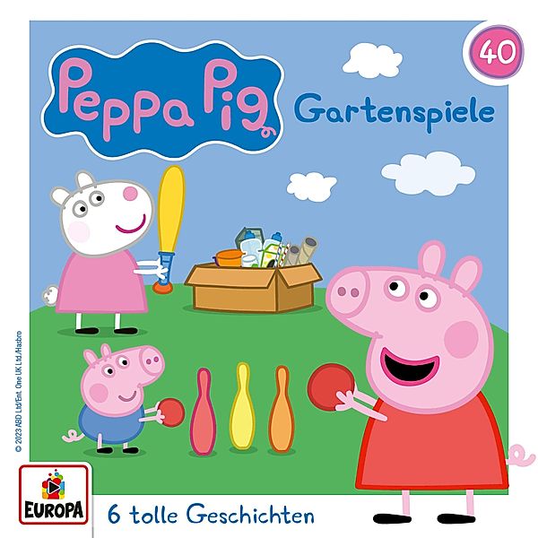 Peppa Pig Hörspiele - 40 - Folge 40: Gartenspiele (und 5 weitere Geschichten), Neville Astley, Mark Baker