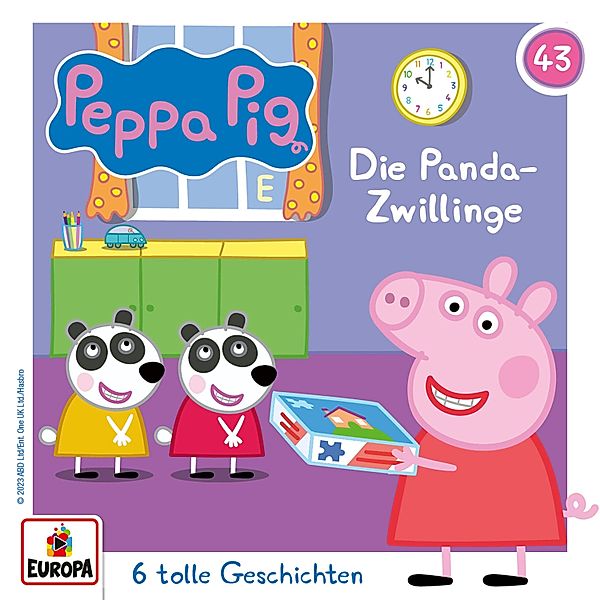 Peppa Pig Hörspiele - 43 - Folge 43: Die Panda-Zwillinge, Neville Astley, Mark Baker
