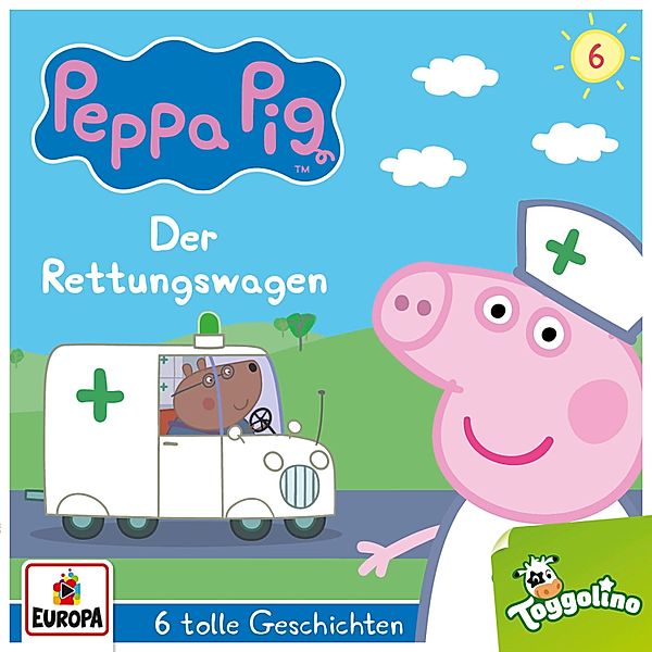 Peppa Pig Hörspiele - 6 - Folge 06: Der Rettungswagen (und 5 weitere Geschichten), Neville Astley, Mark Baker