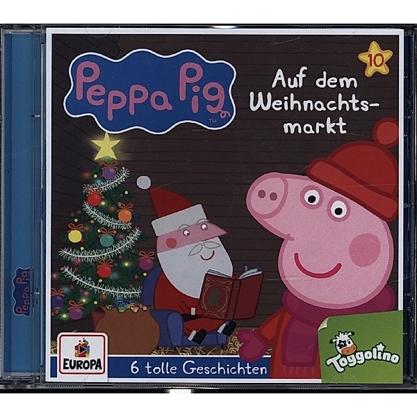 Peppa Pig Hörspiele - Auf dem Weihnachtsmarkt (und 5 weitere Geschichten),1 Audio-CD, Peppa Pig Hörspiele