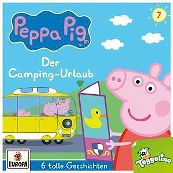 Peppa Pig Hörspiele - Der Camping-Urlaub (und 5 weitere Geschichten),1 Audio-CD, Peppa Pig Hörspiele