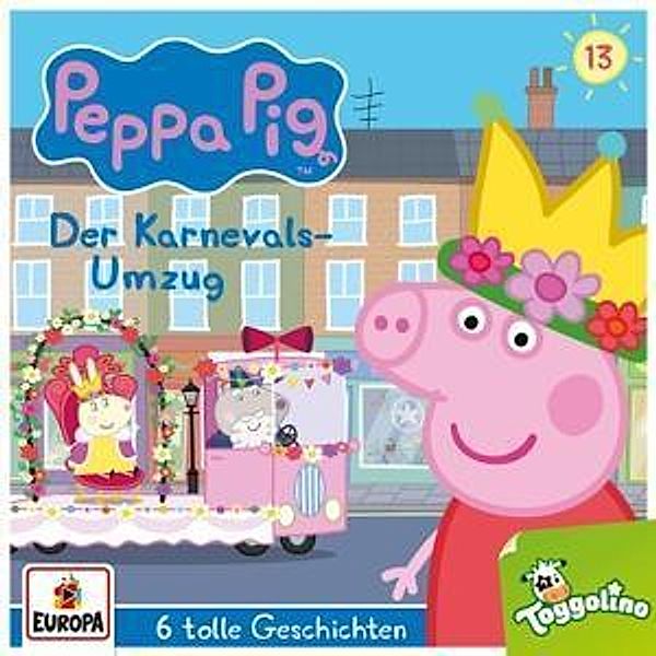 Peppa Pig Hörspiele - Der Karnevalsumzug (und 5 weitere Geschichten),1 Audio-CD, Peppa Pig Hörspiele