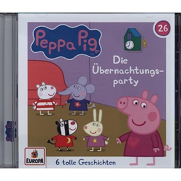 Peppa Pig Hörspiele - Die Übernachtungsparty,1 Audio-CD, Peppa Pig Hörspiele