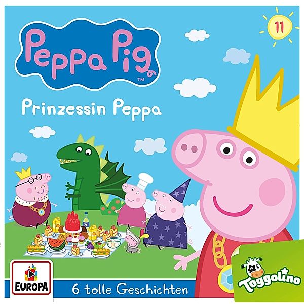 Peppa Pig Hörspiele - Prinzessin Peppa (und 5 weitere Geschichten),1 Audio-CD, Peppa Pig Hörspiele