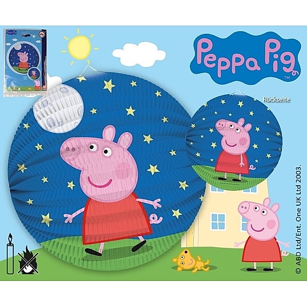 Peppa Pig Laterne rund