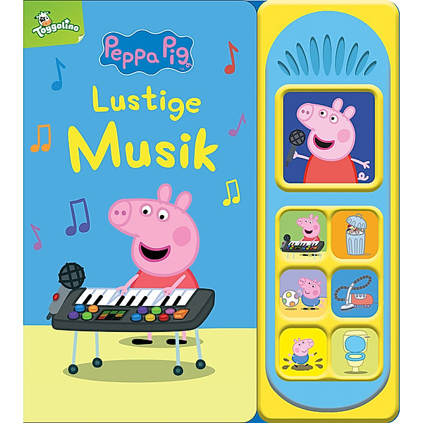 Peppa Pig - Lustige Musik -Soundbuch - Pappbilderbuch mit 7 lustigen Geräuschen