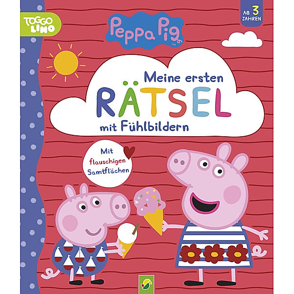 Peppa Pig Meine ersten Rätsel mit Fühlbildern, Schwager & Steinlein Verlag