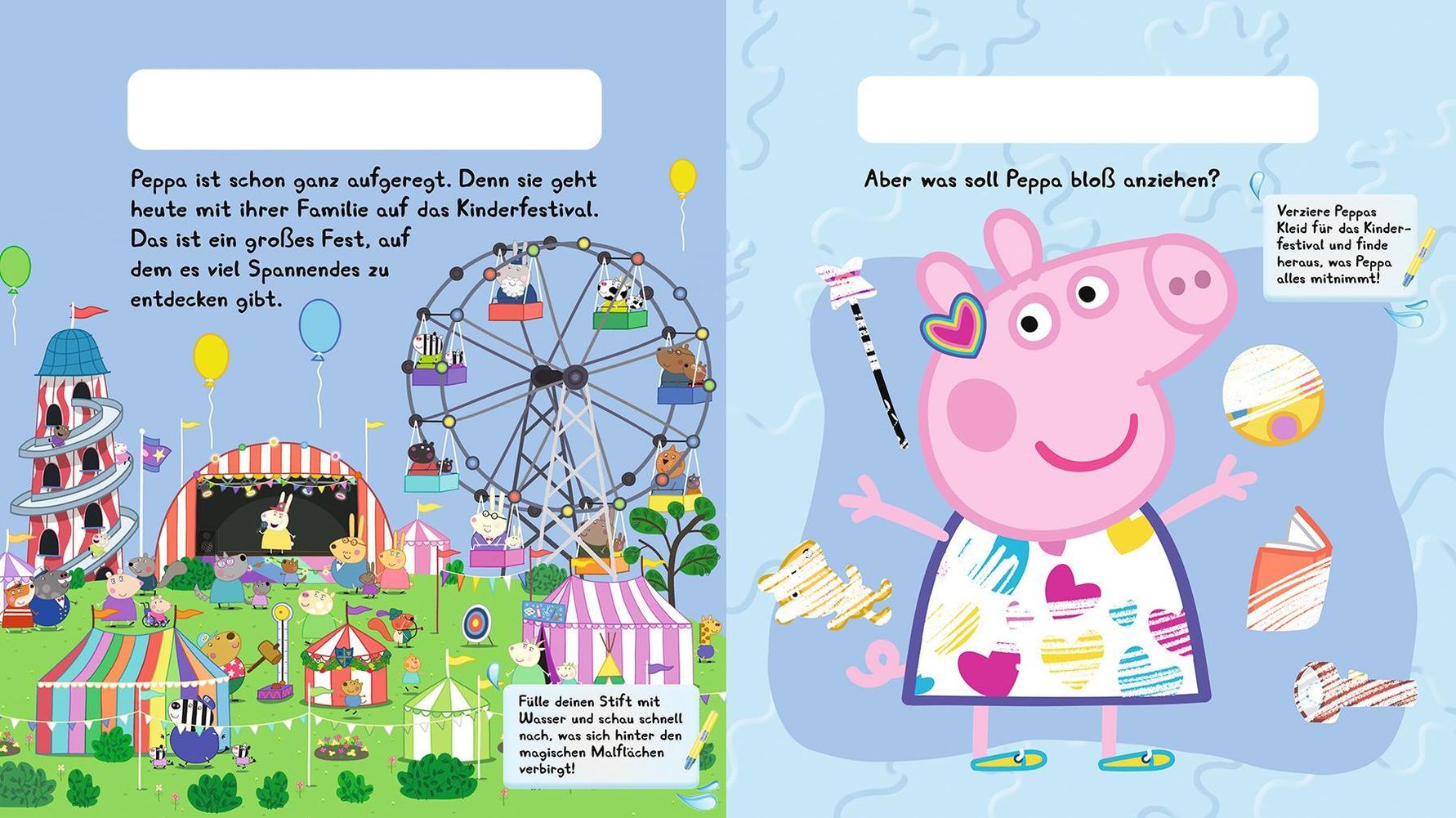 Peppa Pig: Peppa auf dem Matschfestival - Magischer Wassermalspass Buch  jetzt online bei Weltbild.ch bestellen