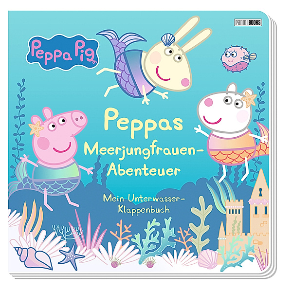 Peppa Pig: Peppas Meerjungfrauen-Abenteuer - Mein Unterwasser-Klappenbuch, Panini