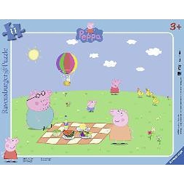 Peppa Pig: Picknick mit Peppa Rahmenpuzzle 12 Teile