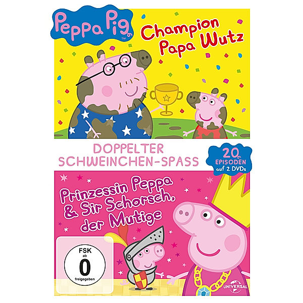 Peppa Pig: Prinzessin Peppa & Sir Schorsch der Mutige / Champion Papa Wutz und andere Geschichten, Keine Informationen