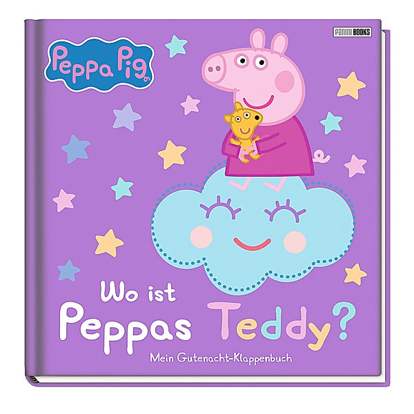 Peppa Pig: Wo ist Peppas Teddy? Mein Gutenacht-Klappenbuch, Panini