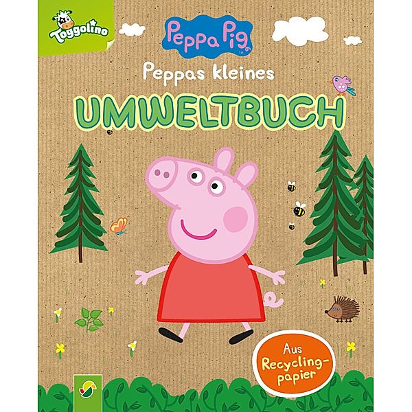 Peppas kleines Umweltbuch. Umweltfreundliches Peppa Pig-Pappbilderbuch, Laura Teller, Schwager & Steinlein Verlag