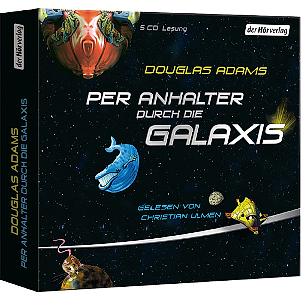 Per Anhalter durch die Galaxis,5 Audio-CDs, Douglas Adams