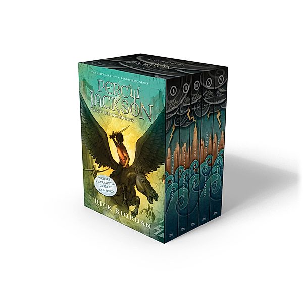 Percy Jackson and the Olympians 1-5. Boxed Set with Poster, Rick Riordan