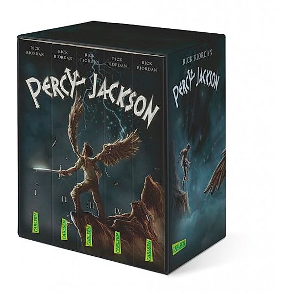 Percy Jackson: Taschenbuchschuber, 5 Teile, Rick Riordan