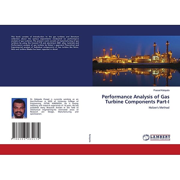 Performance Analysis of Gas Turbine Components Part-I, Prasad Kalapala