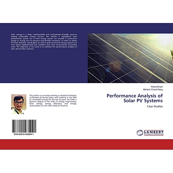 Performance Analysis of Solar PV Systems, Rahul Khatri, Mahesh Chand Garg