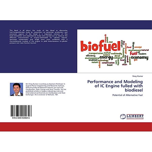 Performance and Modeling of IC Engine fulled with biodiesel, Vinay Kumar