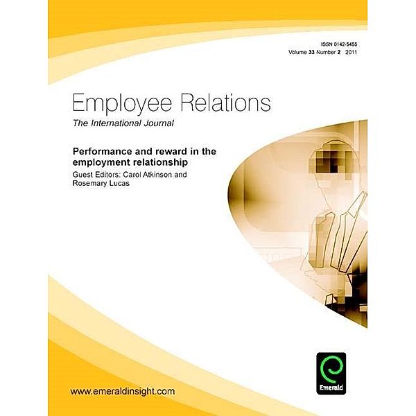 Performance and Reward in the Employment Relationship