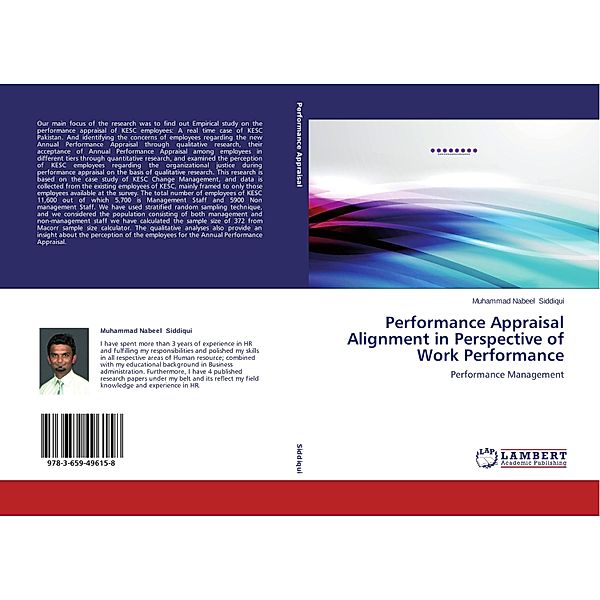 Performance Appraisal Alignment in Perspective of Work Performance, Muhammad Nabeel Siddiqui