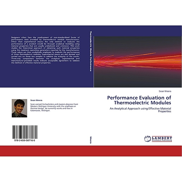 Performance Evaluation of Thermoelectric Modules, Sean Weera