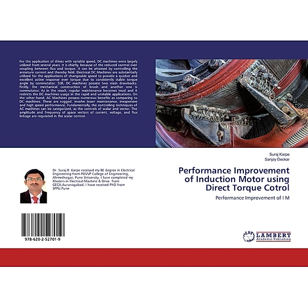 Performance Improvement of Induction Motor using Direct Torque Cotrol, Suraj Karpe, Sanjay Deokar