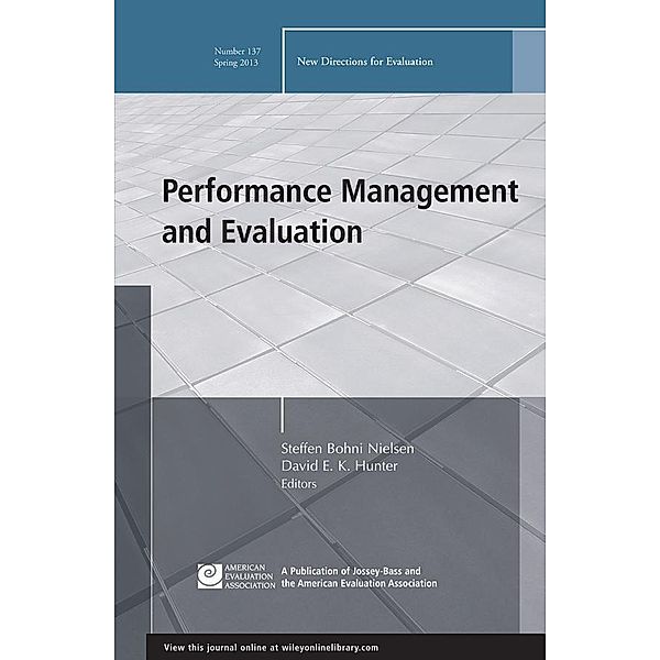 Performance Management and Evaluation