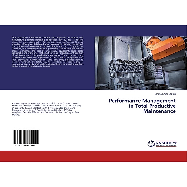 Performance Management in Total Productive Maintenance, Umman Alim Boztug