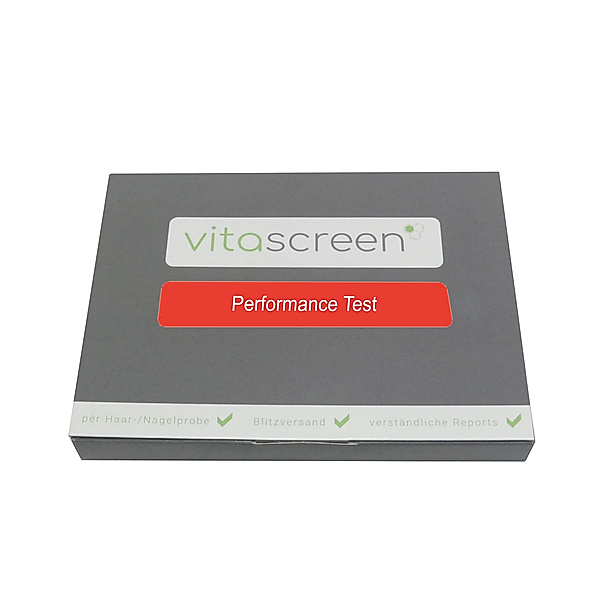 Performance Test  für Zuhause (per Haar-/Nagelprobe) von vitascreen (1 Stück)