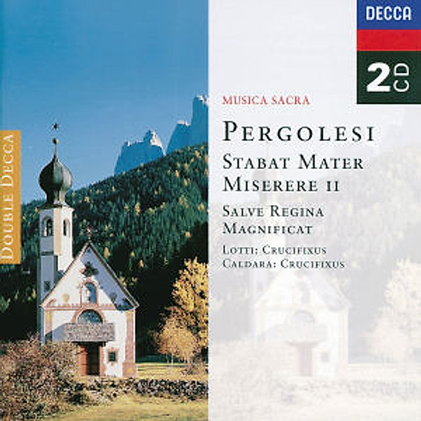 Pergolesi: Stabat Mater, Miserere etc., Emma Kirkby, Christopher Hogwood, Aam