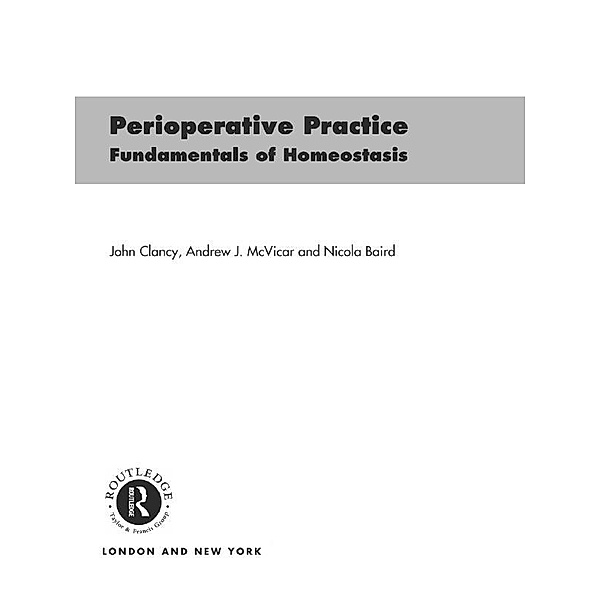 Perioperative Practice, Nicola Baird, John Clancy, Andrew McVicar