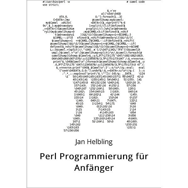 Perl Programmierung für Anfänger, Jan Helbling