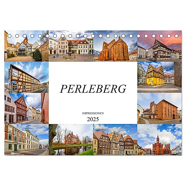 Perleberg Impressionen (Tischkalender 2025 DIN A5 quer), CALVENDO Monatskalender, Calvendo, Dirk Meutzner