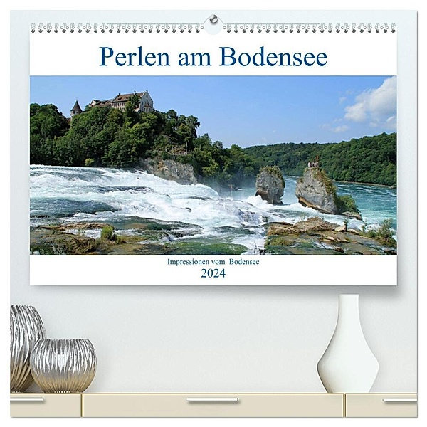 Perlen am Bodensee (hochwertiger Premium Wandkalender 2024 DIN A2 quer), Kunstdruck in Hochglanz, Jörg Sabel