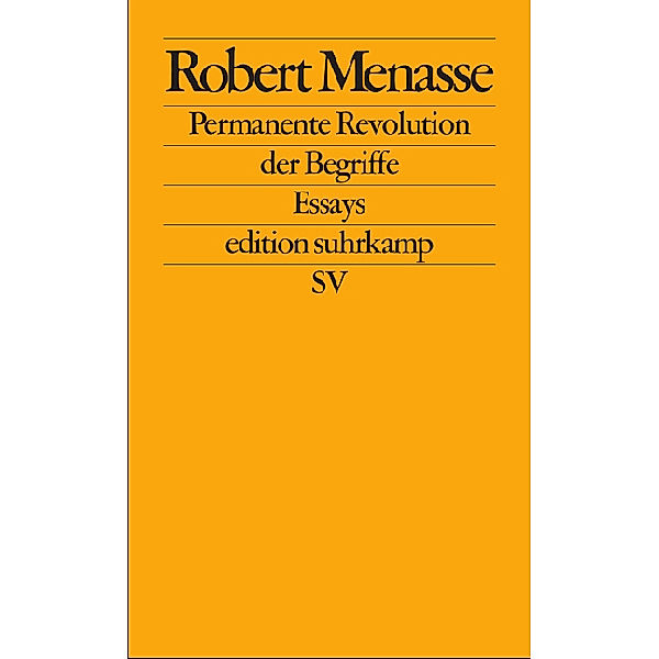 Permanente Revolution der Begriffe, Robert Menasse