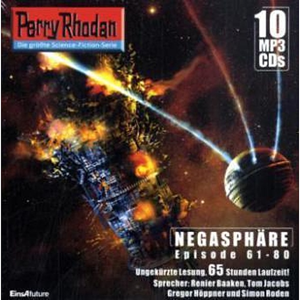 Perry Rhodan - Negasphäre,10 MP3-CDs