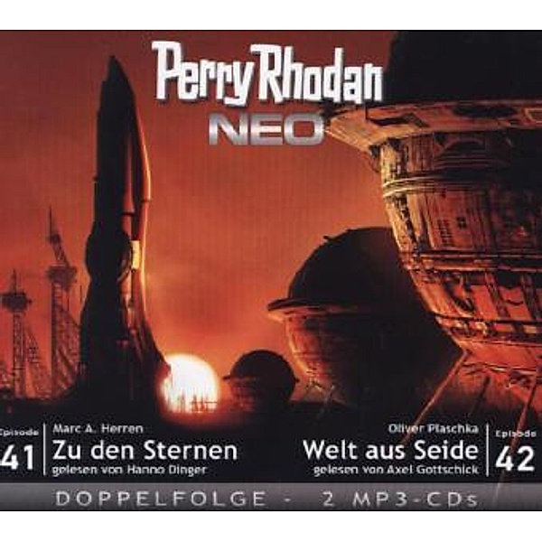Perry Rhodan - Neo Band 41+42: Zu den Sternen - Welt aus Seide (MP3-CD), Marc A. Herren, Oliver Plaschka
