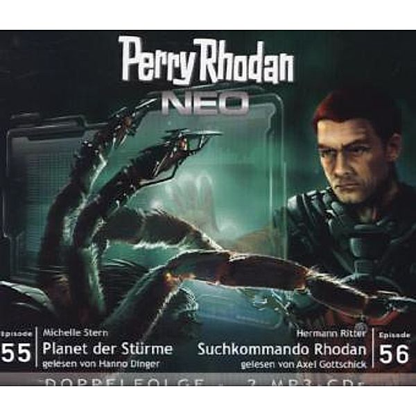 Perry Rhodan - Neo Band 55+56: Planet der Stürme - Suchkommando Rhodan (MP3-CD), Michelle Stern, Hermann Ritter