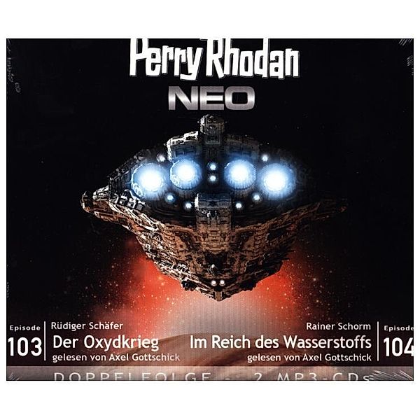 Perry Rhodan NEO MP3 Doppel-CD Folgen 103 + 104,2 MP3-CDs, Rüdiger Schäfer, Rainer Schorm