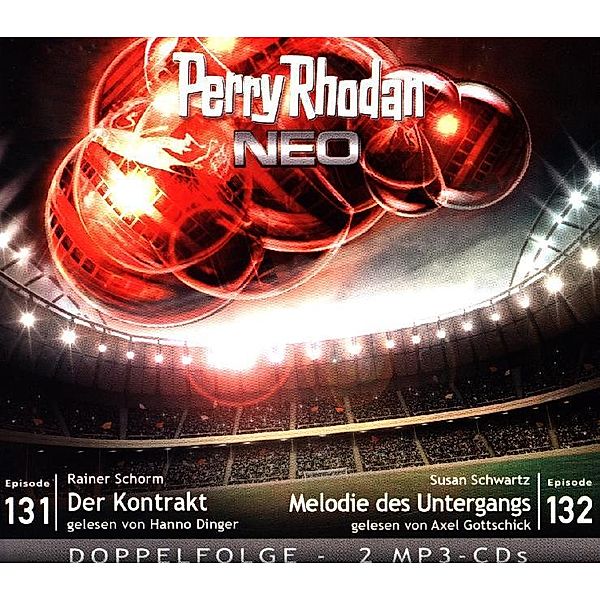 Perry Rhodan NEO MP3 Doppel-CD Folgen 131 + 132,2 MP3-CDs, Susan Schwartz, Rainer Schorm