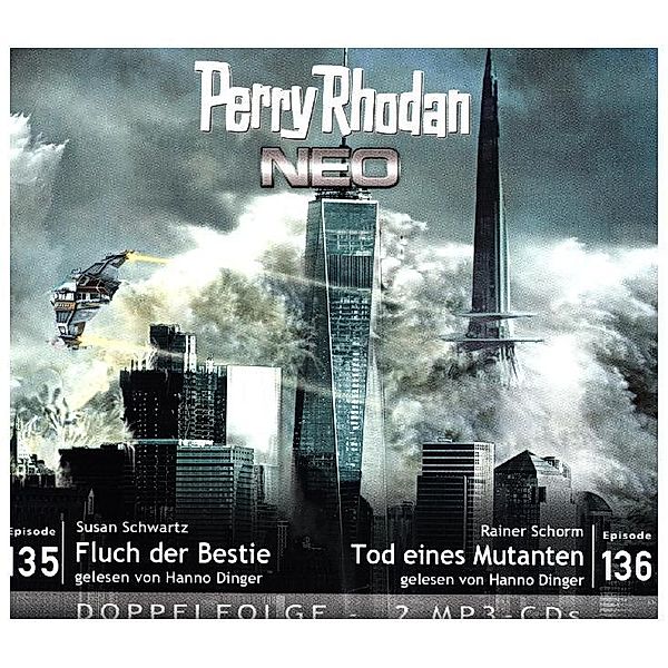 Perry Rhodan NEO MP3 Doppel-CD Folgen 135 + 136,1 MP3-CD, Rainer Schorm, Susan Schwartz