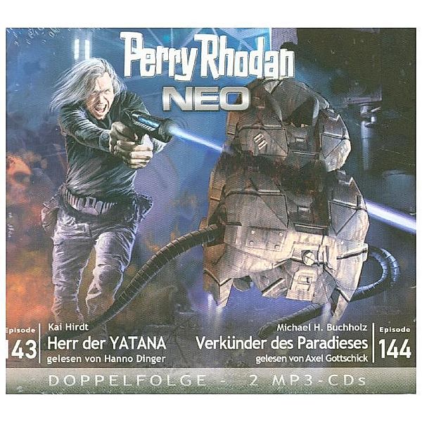 Perry Rhodan NEO MP3 Doppel-CD Folgen 143 + 144,2 MP3-CDs, Michael H. Buchholz, Kai Hirdt
