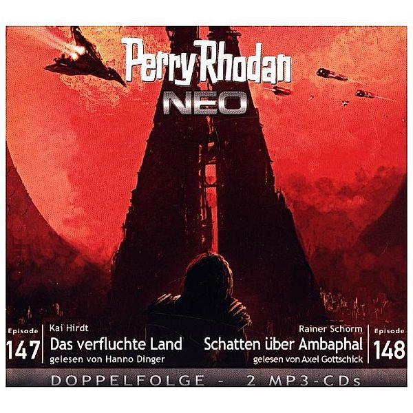 Perry Rhodan NEO MP3 Doppel-CD Folgen 147 + 148,2 MP3-CDs, Kai Hirdt, Rainer Schorm