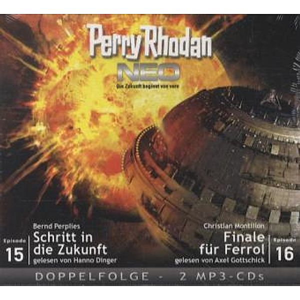 Perry Rhodan NEO MP3 Doppel-CD Folgen 15 + 16,3 MP3-CDs, Bernd Perplies, Christian Montillon