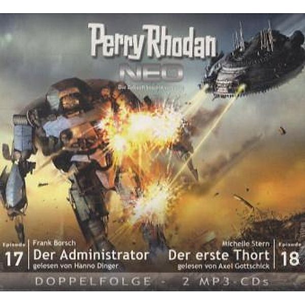 Perry Rhodan NEO MP3 Doppel-CD Folgen 17 + 18,2 MP3-CDs, Frank Borsch, Michelle Stern