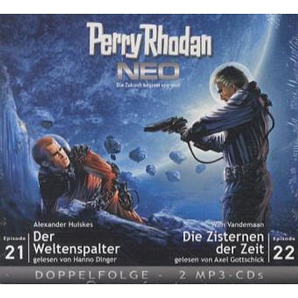 Perry Rhodan NEO MP3 Doppel-CD Folgen 21 + 22,2 MP3-CDs, Alexander Huiskes, Wim Vandemaan
