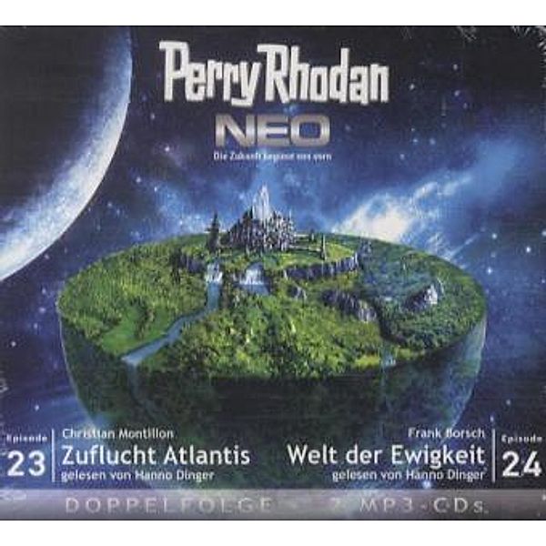 Perry Rhodan NEO MP3 Doppel-CD Folgen 23 + 24,2 MP3-CDs, Christian Montillon, Frank Borsch