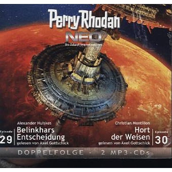 Perry Rhodan NEO MP3 Doppel-CD Folgen 29 + 30,2 MP3-CDs, Alexander Huiskes, Christian Montillon