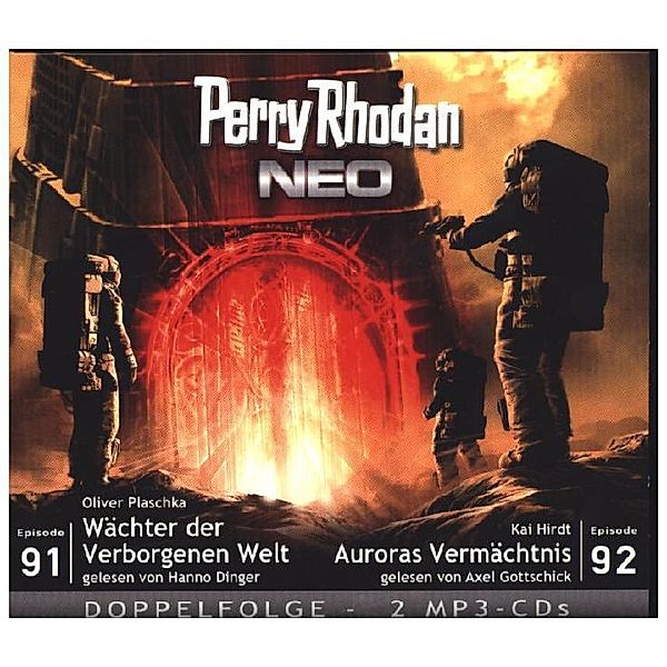 Perry Rhodan NEO MP3 Doppel-CD Folgen 91 + 92,2 MP3-CDs, Kai Hirdt, Oliver Plaschka